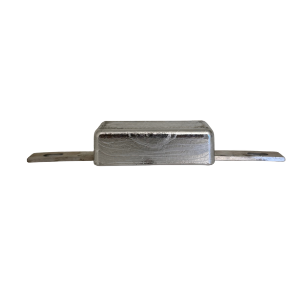 Ánodo de aluminio TIPO A1 (76*36*23mm), 0,15kg, agujero 6,5*12mm