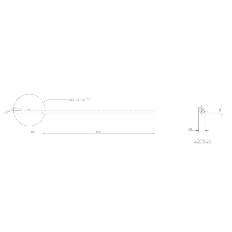 drawing of zinc anode in backfill